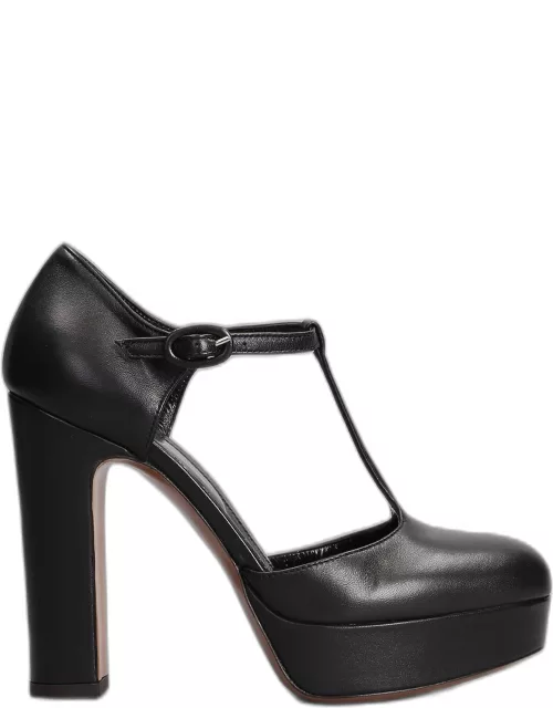Relac Pumps In Black Leather