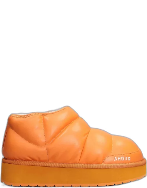 Ahdiid Los Angeles Slipper-mule In Orange Leather