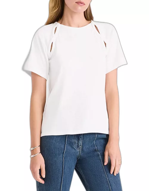 Solace Cutout Jersey Top
