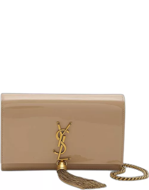Kate Small Tassel YSL Wallet on Chain in Patent Leather