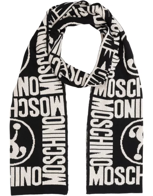 Double Question Mark Wool scarf