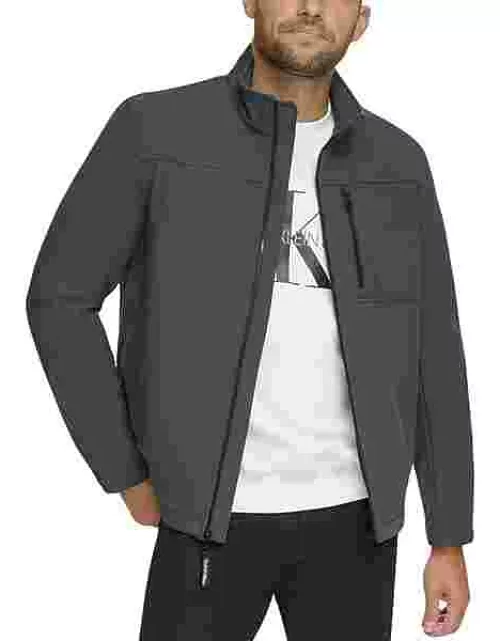 Calvin Klein Men's Modern Fit Softshell Jacket Iron