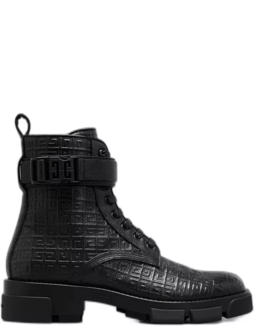 Terra 4G Leather Lace-Up Combat Boot