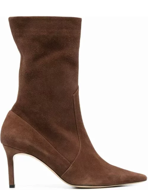 80mm suede ankle boot