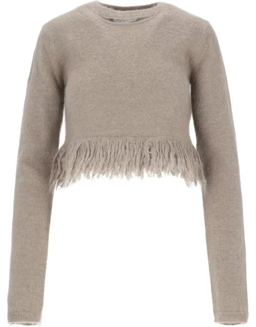 J.W. Anderson Crew-Neck Cropped Sweater
