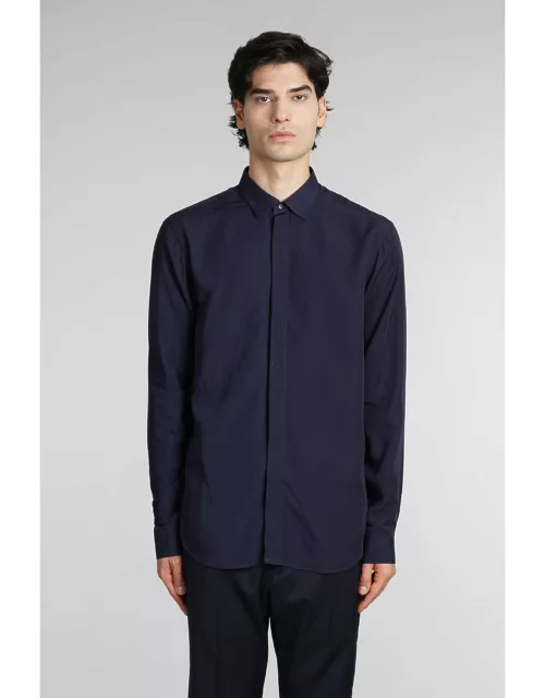 costumein Ives Congo Shirt In Blue Cotton