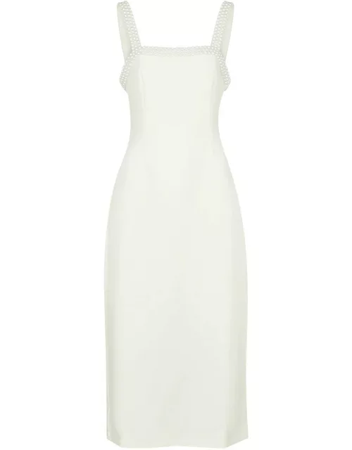 Odd Muse Ultimate Muse Embellished Stretch-crepe Midi Dress - White - L (UK14 / L)