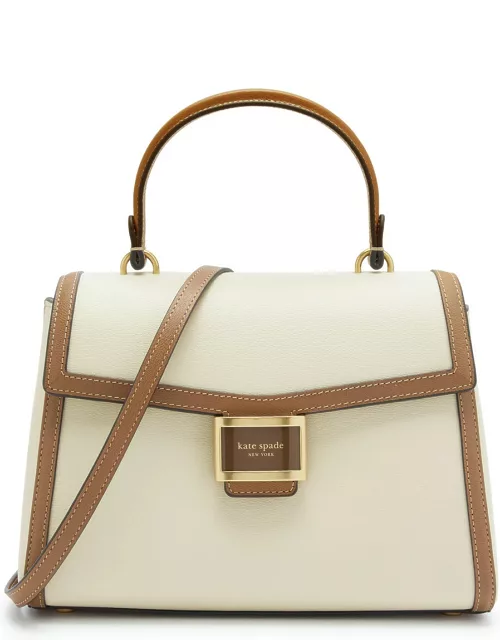 Kate Spade New York Katy Medium Leather top Handle bag - White