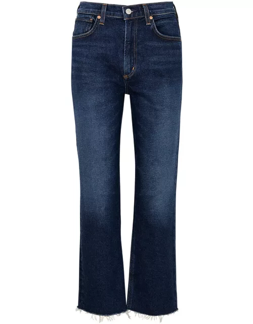 Citizens OF Humanity Daphne Cropped Straight-leg Jeans - Dark Blue - 27 (W27 / UK 8 / S)