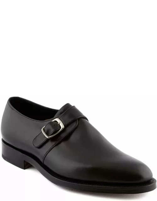 Edward Green Black Calf Monk Strap Shoe