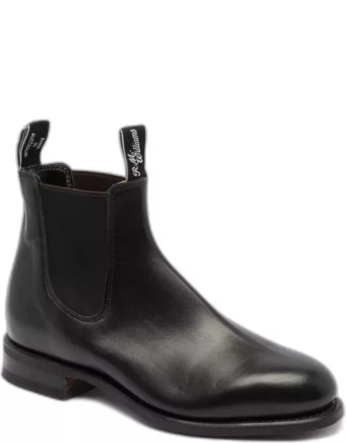 R.M.Williams Comfort Turnout Black Yearling Leather Chelsea Boot