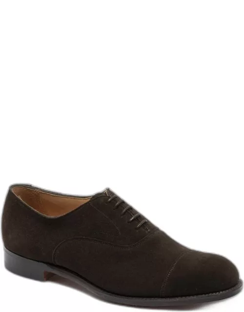 Cheaney Bitter Chocolate Suede Shoe