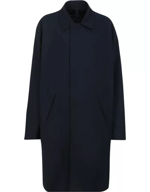 Harris Wharf London Three-quarter Sleeves Black Coat