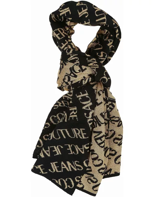 Versace Jeans Couture Logo All Over Scarf