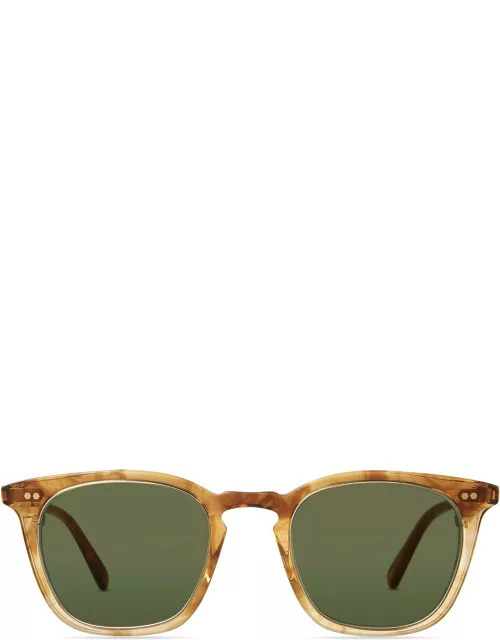 Mr. Leight Getty Ii S Marbled Rye-antique Gold Sunglasse