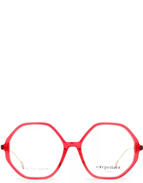 Eyepetizer Cassandra Transparent Red Glasse