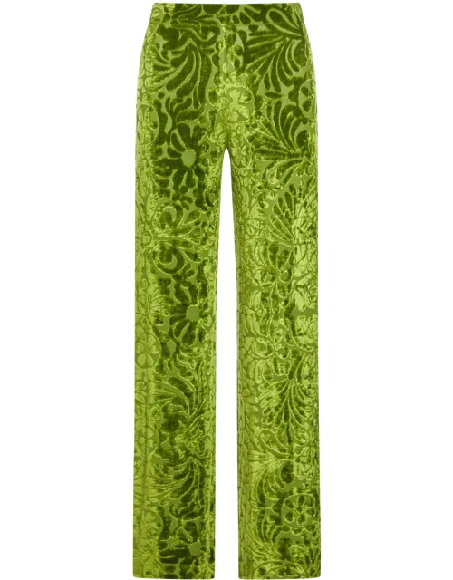 Jil Sander Fluid Straight Long Trousers With Side Zip Opening