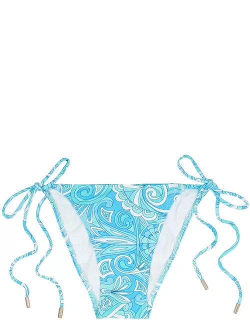 Melissa Odabash Miami Paisley-print Bikini Briefs - Blue - 44 (UK 12 / M)