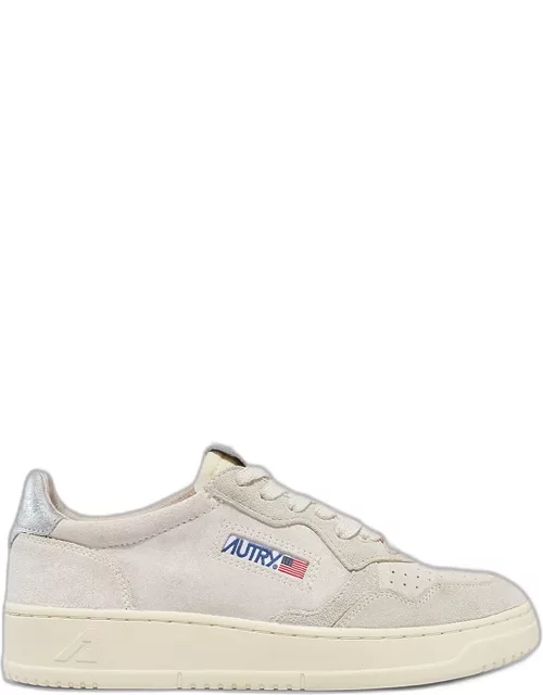 Medalist Low-Top Mixed Leather Sneaker