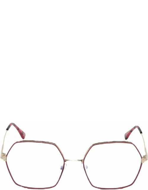 Tom Ford Eyewear Ft 5615 - Gold & Pink Glasse