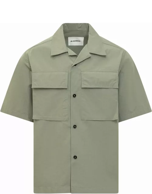 Jil Sander Shirt In Green Cotton
