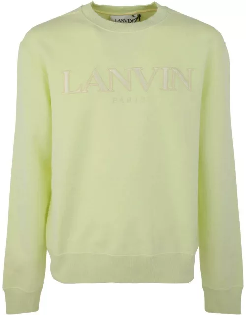 Lanvin Logo Embroidered Crewneck Sweatshirt