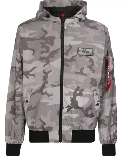 Alpha Industries Camouflage Print Jacket