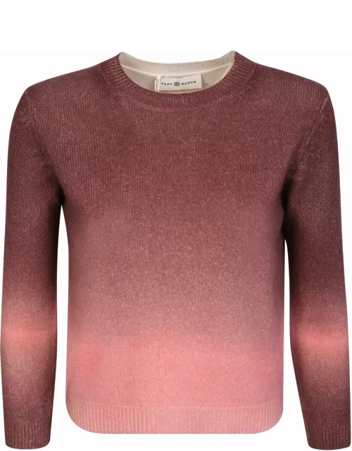 Tory Burch Ombrã¨ Effect Cashmere Pullover