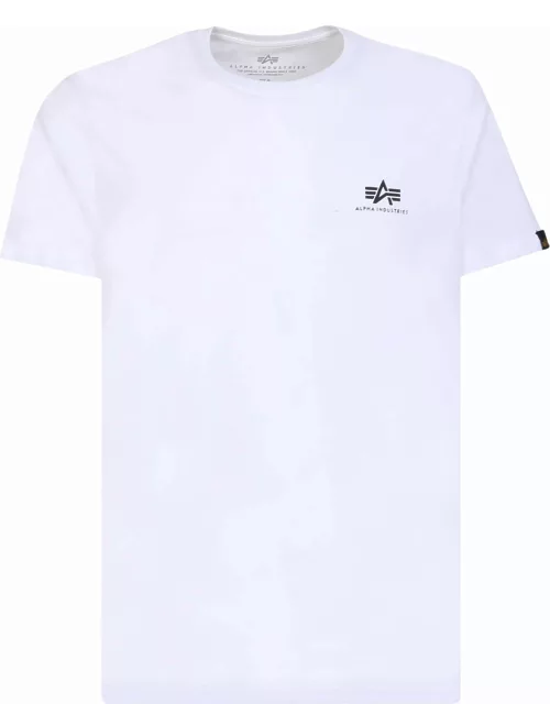 Alpha Industries White Logo T-shirt