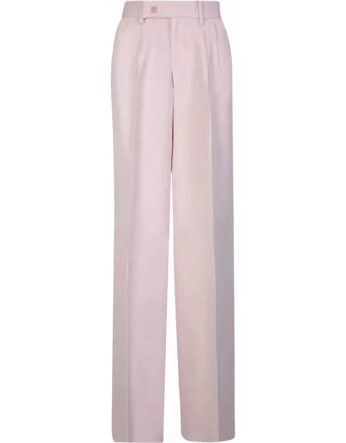 AMIRI Pink Double Pleated Trouser