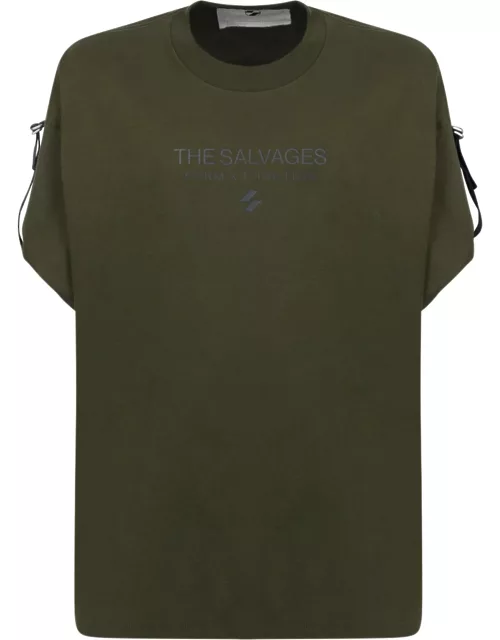 The Salvages From & Function D-ring Military Green T-shirt