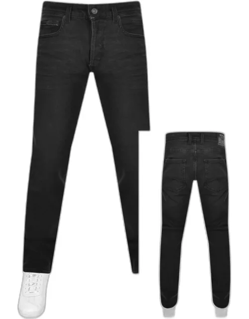 Replay Grover Straight Jeans Black