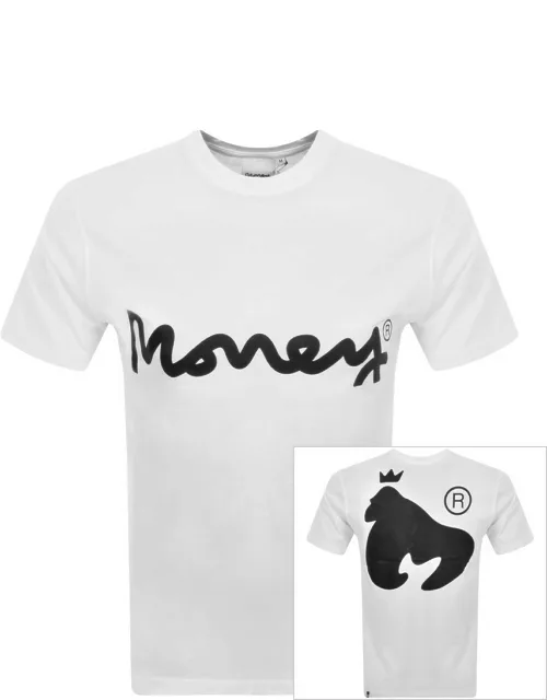 Money Chop Sig Ape T Shirt White