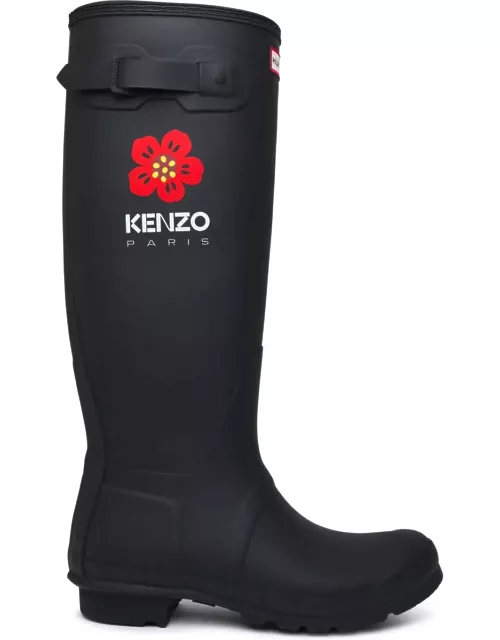 Kenzo wellington Black Natural Rubber Boot