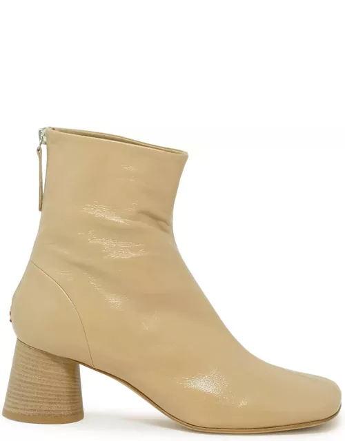 Halmanera Leather Glaze Ankle Boot