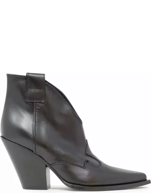 Elena Iachi Leather Ankle Boot