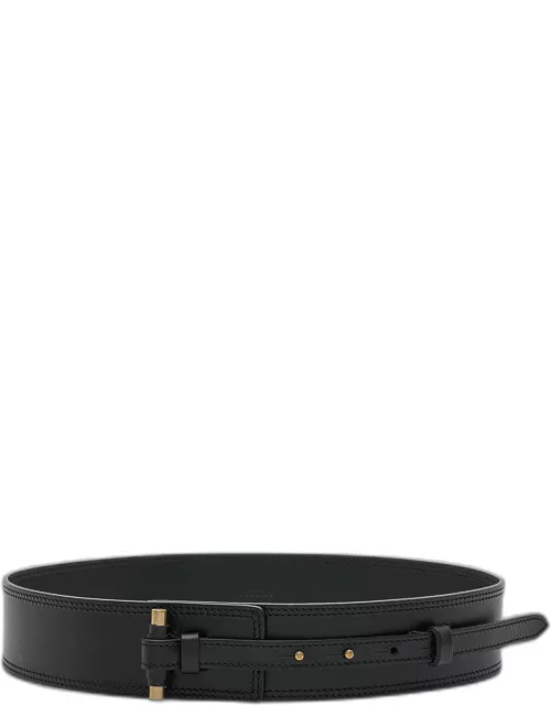 Vigo Leather & Brass Belt