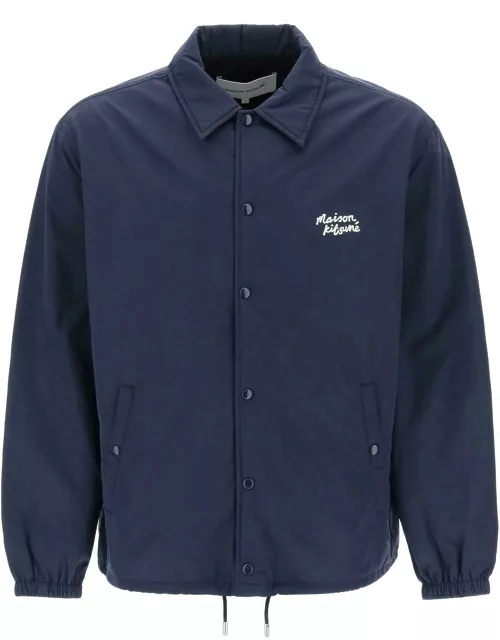 MAISON KITSUNE Coach jacket with logo print