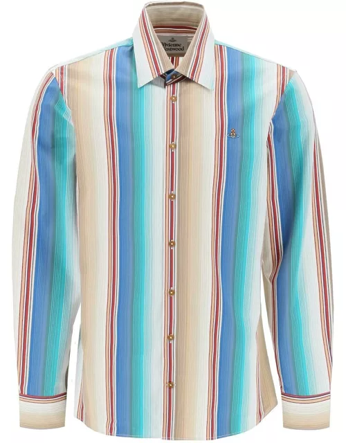 VIVIENNE WESTWOOD striped ghost shirt