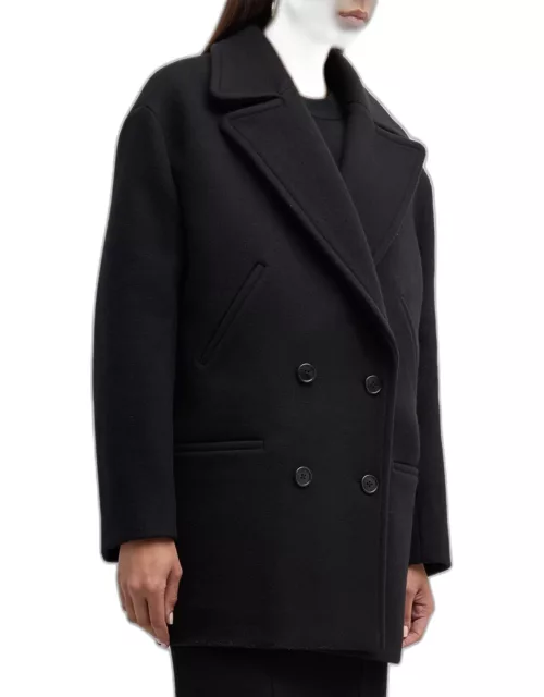 Atis Wool-Cashmere Double-Breasted Coat