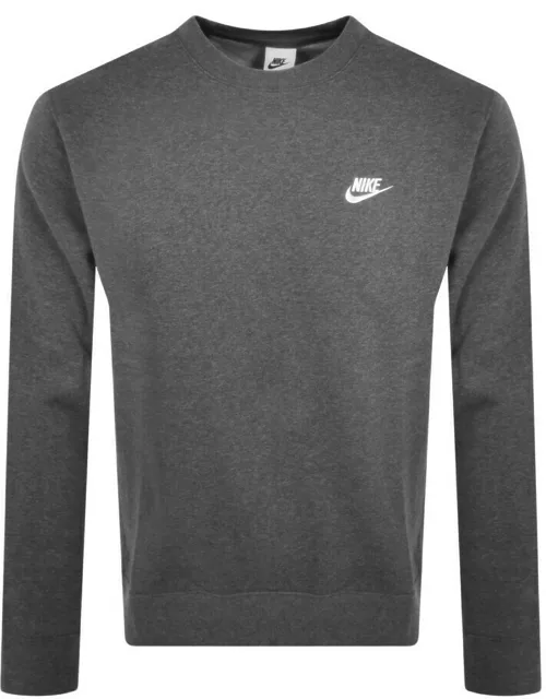 Nike Crew Neck Club Sweatshirt Grey