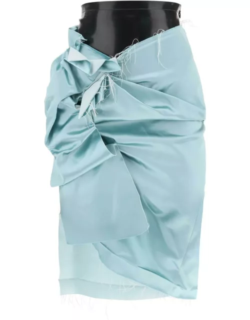 MAISON MARGIELA decortique skirt with built-in briefs in latex