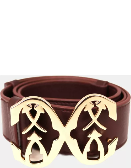 Charriol Chocolate Leather MARIE OLGA W-Belt