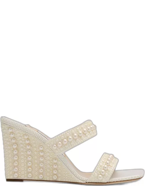 Sacoria Pearly Dual-Band Wedge Sandal