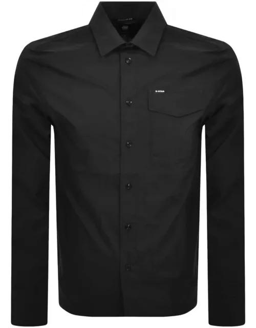 G Star Raw Rine Regular Long Sleeve Shirt Black
