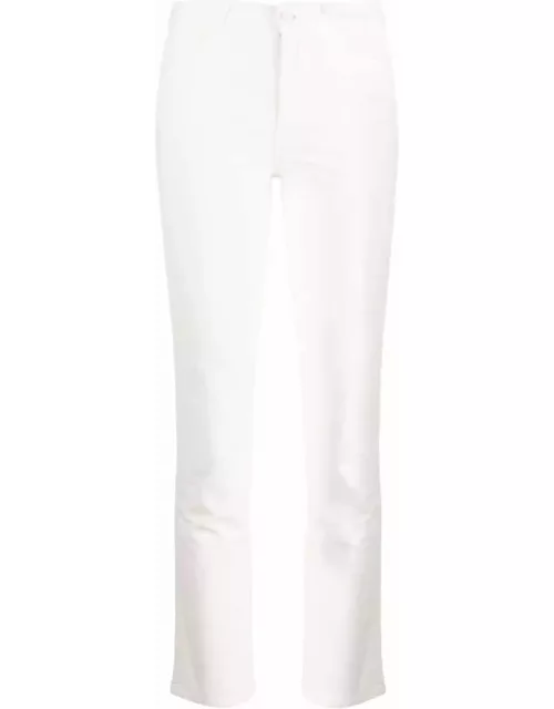 Mid-rise cropped trouser