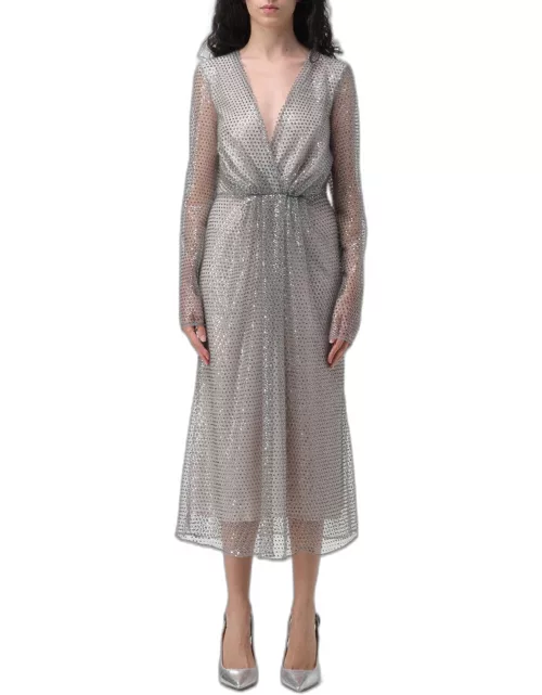 Dress SEMICOUTURE Woman colour Silver