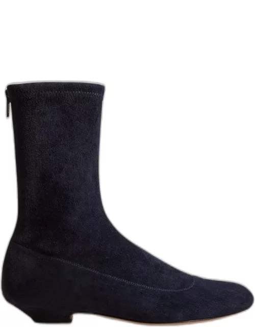 Apollo Suede Zip Ankle Boot