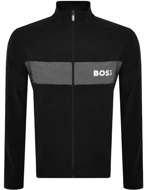 BOSS Loungewear Full Zip Sweatshirt Black