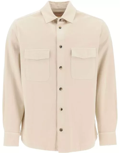 AGNONA Cotton & cashmere shirt